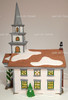 Department 56 Arlington Falls Church New England Village Lighted Building 5651-0