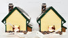 Department 56 Fisherman's Nook Cabins Set of 2 Original Snow Village 54615