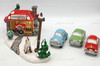 Department 56 Village Used Car Lot Original Snow Village Accessory Set 5428-3