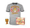 Funko POP Garfield's Lasagna Extra Cheesy XL T Shirt and POP Figure 41134