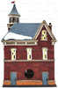 Department 56 Christmas in the City Series 1995 Brighton School #58876