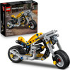 LEGO Technic Yellow Motorcycle Toy - Building Toy