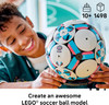 LEGO Editions Soccer Ball - Building Toy for Kids - Collectible Sports Decor