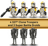 LEGO Star Wars 327th Star Corps Clone Troopers Battle Pack Building Toy