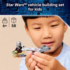 LEGO Star Wars The Mandalorian & Grogu’s Speeder Bike Building Toy