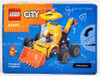 LEGO City Rides Construction Loader 61 Piece Building Toy 60483