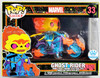 Funko POP Rides Marvel Black Light Ghost Rider 33 Bobble Head Vinyl Figure
