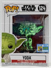 Funko POP! Star Wars Yoda #124 Metallic Green Vinyl Figure on Stand Disney