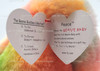 Ty Beanie Buddy Peace the Bear Vivid Plush 1998