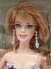 2015 Holiday Barbie Doll Blonde In Red & Silver Dress 2014 Mattel CHR76