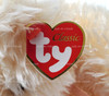 Ty Beanie Classic Flecks the Bear with Pink Ribbon Plush