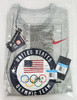 Nike Men's Team USA Tokyo Olympic Heritage T-Shirt Gray Size M