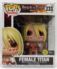 Funko Pop! Animation Attack On Titan Female Titan Glow In Dark Vinyl Figure #233