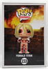 Funko Pop! Animation Attack On Titan Female Titan Glow In Dark Vinyl Figure #233