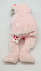 Beanie Babies Dear Pink Bear Holding Flowers by Ty 2003 Plush