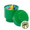 Lego 1 Stud Round Storage Brick Green