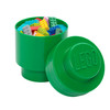 Lego 1 Stud Round Storage Brick Green