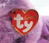 Ty Beanie Classics Lilacbeary the Purple Bear Plush
