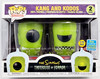 Funko POP Television The Simpsons Treehouse of Horror Kang & Kodos GITD Figures