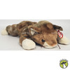 Ty Beanie Buddies Pounce the Brown and White Cat Plush