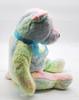 Ty Beanie Buddy Mellow the Bear Pastel Tie Dye Plush 2001