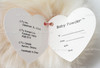 Ty Beanie Classics Baby Powder the Bear White Plush