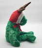 Ty Beanie Buddy 2002 Holiday Teddy Bear with Reindeer Antlers Plush