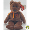 Ty Beanie Baby I Love Texas the Bear with Orange Ribbon Plush