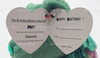 Ty Beanie Baby May the Birthday Bear Plush 2002