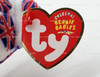 Ty Beanie Baby Jack the Bear with Black Nose UK Flags Plush 2003
