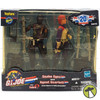 GI Joe Vs Cobra Snake Eyes and Agent Scarlett Action Figures 2002 Toyfare #53273