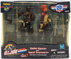 GI Joe Vs Cobra Snake Eyes and Agent Scarlett Action Figures 2002 Toyfare #53273