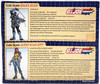 GI Joe Vs Cobra Snake Eyes and Agent Scarlett Action Figures 2002 Toyfare #53273
