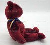Ty Beanie Baby Buckingham the Bear UK Exclusive Maroon Plush 2000