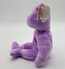Ty Beanie Baby Yours Truly the Bear Plush with Purple and Gold Ribbon 2002