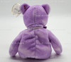 Ty Beanie Baby Yours Truly the Bear Plush with Purple and Gold Ribbon 2002