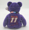 Ty Beanie Baby Denny Hamlin #11 the Bear Nascar Purple FedEx Express Plush 2007
