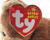 Ty Beanie Baby Bloomfield the Bear Holding Daisy Plush 2005