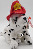 Ty Beanie Baby Fireplug the Dalmatian Plush BBOM 2004
