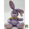 Ty Beanie Baby Heather the Rabbit with Purple and Yellow Ribbon Plush 2008