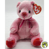 Ty Beanie Baby Romance the Bear with Heart Shaped Nose Plush 2001