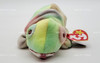 Ty Beanie Baby Rainbow the Chameleon with Tongue Tie Dye Plush 1998