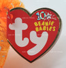 Ty Beanie Baby Decade the Bear Orange Plush 2003