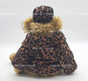 Ty Attic Treasures Isabella the Bear with Cheetah Print Hat and Jacket Plush