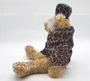 Ty Attic Treasures Isabella the Bear with Cheetah Print Hat and Jacket Plush