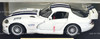 Dodge Viper GT2 Die Cast Car White with Blue Stripes Maisto 31845