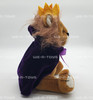 Ty Attic Treasures Sire the Lion with Purple Cape and Crown Plush