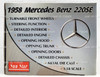 1958 Mercedes Benz 220SE Black Metal Die Cast Car Sun Star 03553