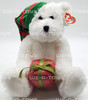 Ty Beanie Buddy Gift-Wrapped the Bear Holding Present Plush 2006