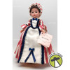 Madame Alexander Americana Doll #34690 Patriotic Colonial Fashion on Stand